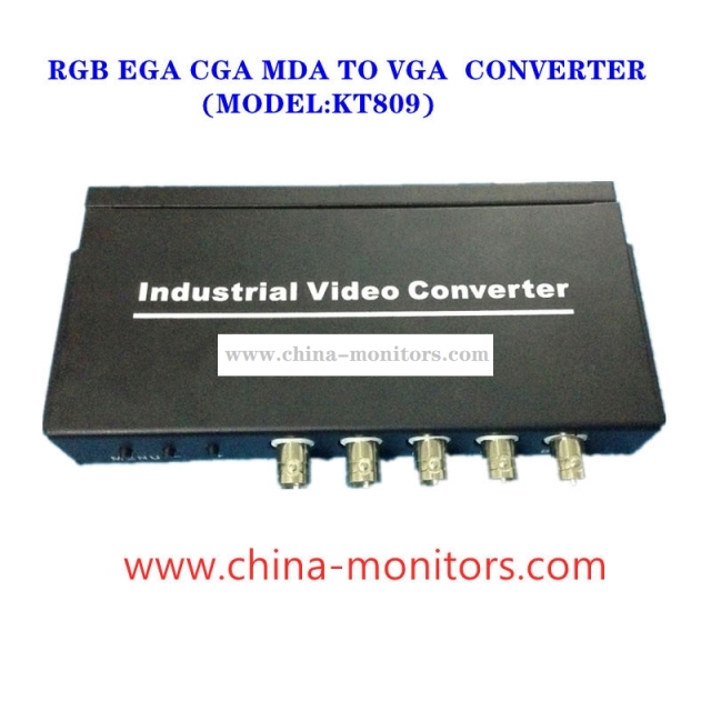 RGB  MDA CGA EGA to VGA     KT-809 industrial video converter